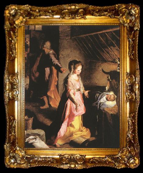 framed  BAROCCI, Federico Fiori The Nativity  54, ta009-2